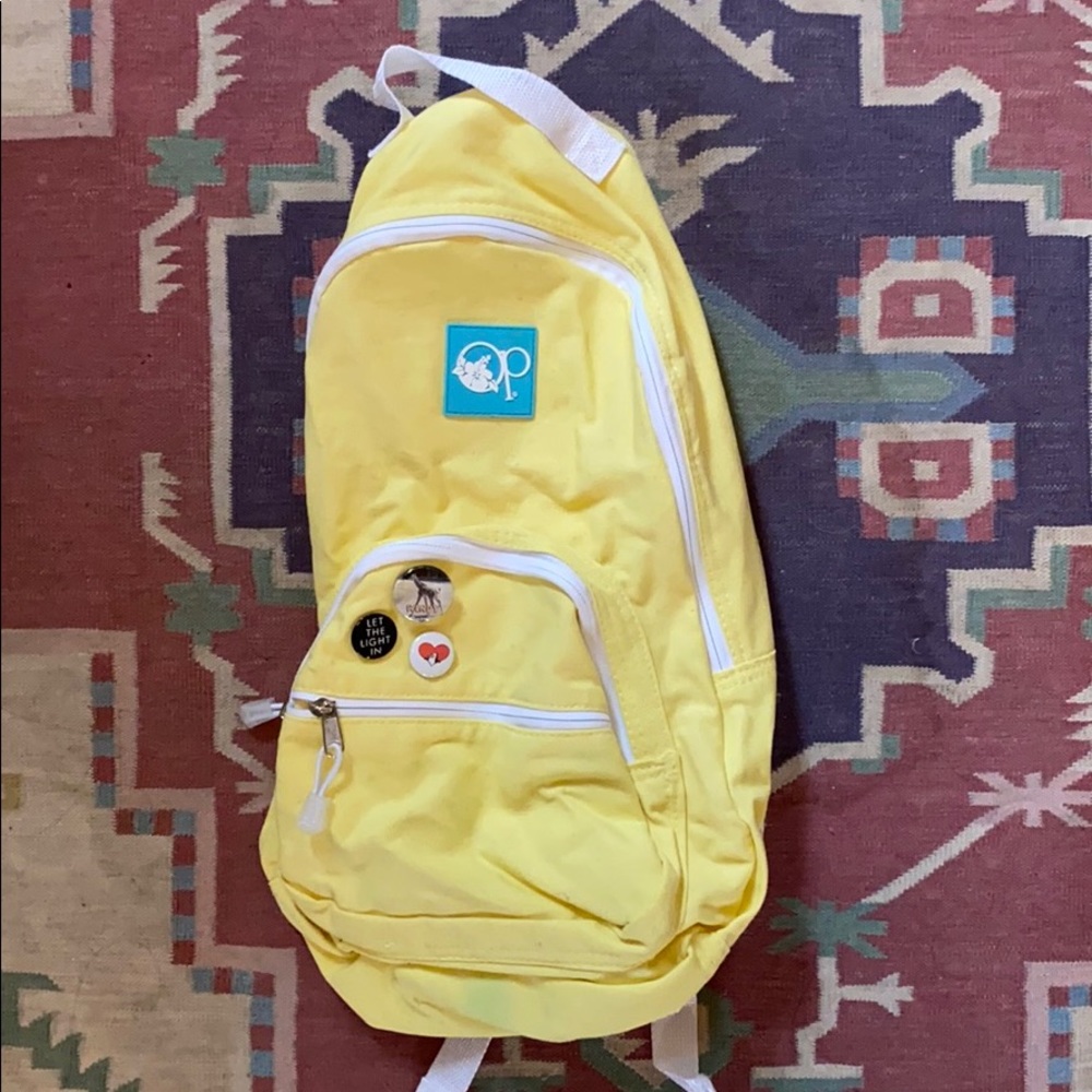 Small yellow backpack